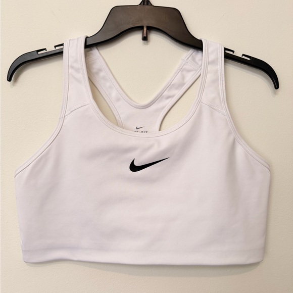 Nike Other - Nike Women's White Sports Bra with Black Logo